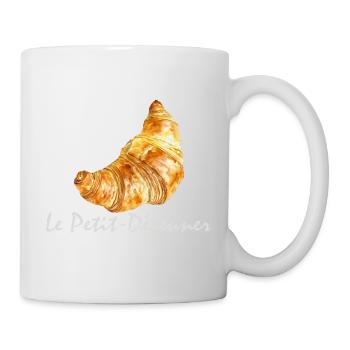 Croissant French Breakfast Design - Mug - white - Right