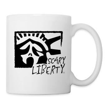 Scary Liberty - Tasse - Weiß - Rechts