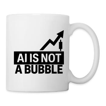 L’IA n’est pas une bulle - Mug blanc - blanc - Droite