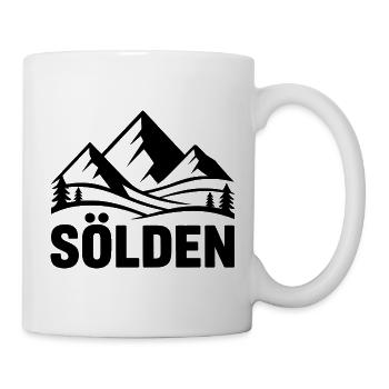 Sölden - Souvenir Design - Mug blanc - blanc - Droite