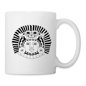 Aztec Dragon King (Schwarz) - Tasse - Weiß - Rechts