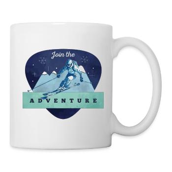 Adventure Skiing Mountain - Mug - white - Right