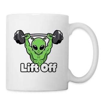 Alien Power Lift - Mug - white - Right