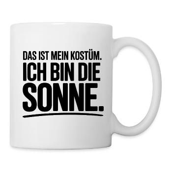 Ich Bin Die Sonne Kostüm Karneval Fasching Sonnen - Tasse - Weiß - Rechts