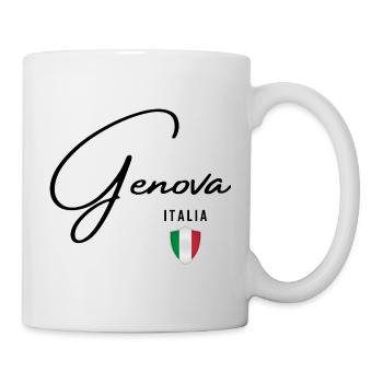 Design élégant Gênes, Gênes Italie - Mug blanc - blanc - Droite