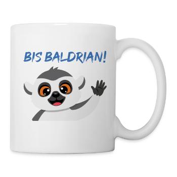 Panda Gruß Mascot Bis Baldrian! - Tasse - Weiß - Rechts