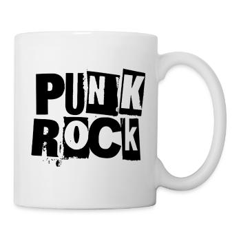 Punk rock gothic logo - Mug - white - Right