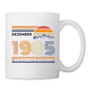 Vintage Birthday – December 1985 - Mug - white - Right