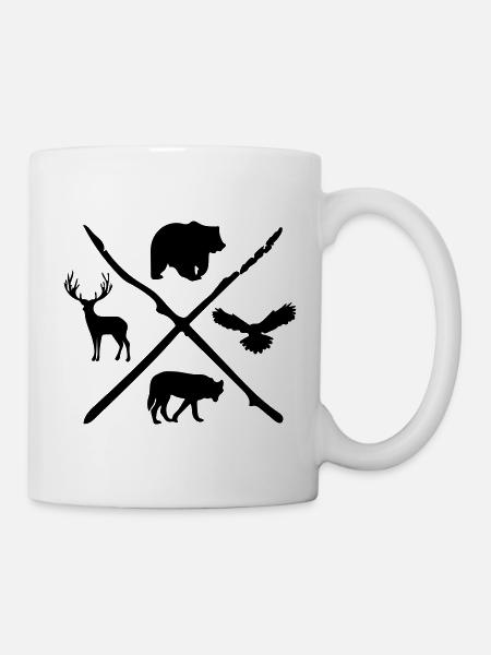 Tier - Tasse - Weiß