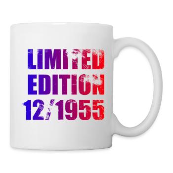 70e anniversaire Édition limitée 12/1955 - Mug blanc - blanc - Droite