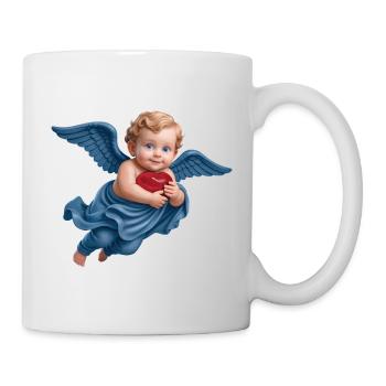 CUPID CHERUB #1 - peace & love - Mug blanc - blanc - Droite