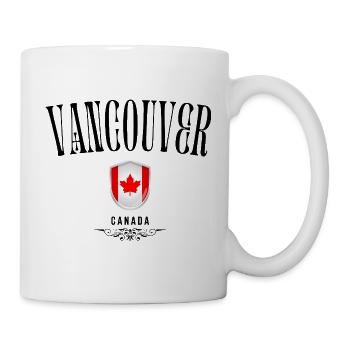 Souvenir Vancouver, Vancouver Kanada - Tasse - Weiß - Rechts