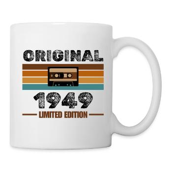 Original 1949 – Retro Kassette Limited Edition - Tasse - Weiß - Rechts