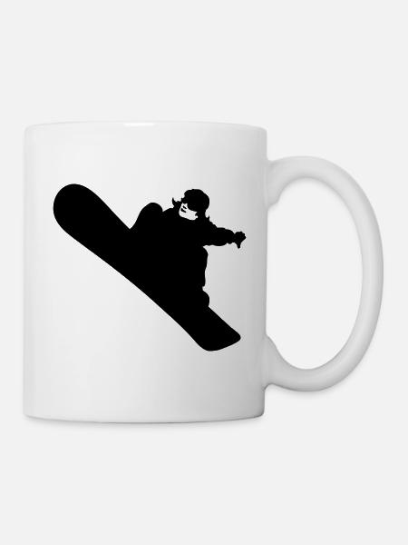 Snowboarding - Tasse - Weiß