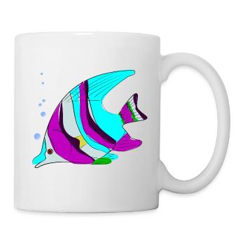 Fish Colored - Mug - white - Right