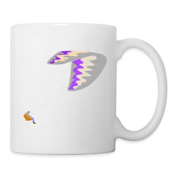 Gleitschirm - Tasse - Weiß - Rechts