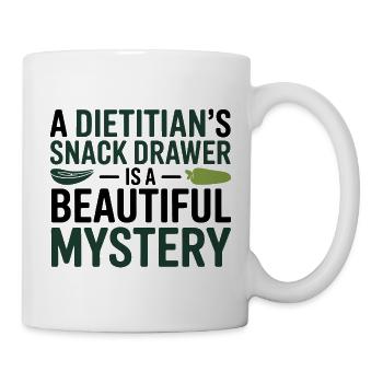 Dietitian Snack Drawer Is A Beautiful Mystery  - Mug - white - Right