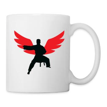 Aikido – Kampfsport – Aikido - Tasse - Weiß - Rechts