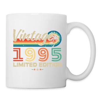 1995 Vintage Rétro Cadeau D'anniversaire - Mug blanc - blanc - Droite