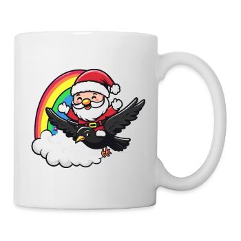 Noël du Corbeau Corbeau - Mug blanc - blanc - Droite