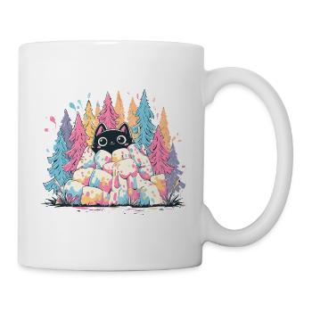 Kitten in the color forest Steinmeer - Mug - white - Right