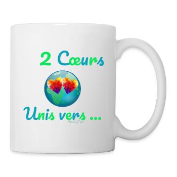 2 Cœurs Unis vers… - Mug blanc - blanc - Droite