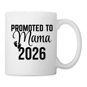 Promoted to Mama 2026 – Expectant Mother Design - Mug - white - Right