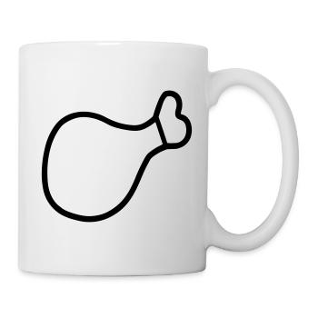 chicken thigh - Mug - white - Right