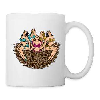 Tropical Nest Ladies in Bloom - Mug - white - Right