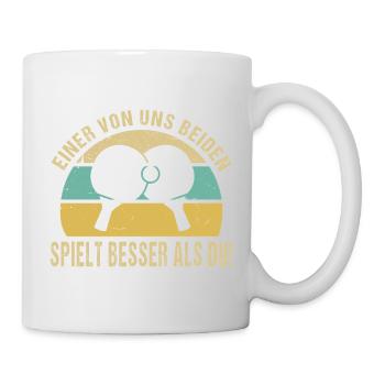 Table Tennis Outfits Table Tennis Player Gifts - Mug - white - Right
