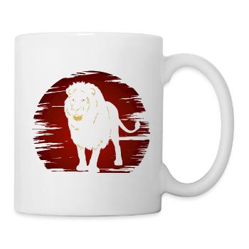 Lion In The Dark - Mug - white - Right