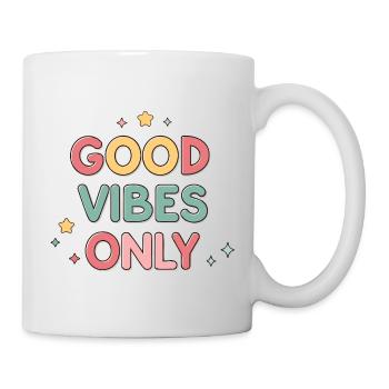 Bonnes ondes uniquement - Mug blanc - blanc - Droite