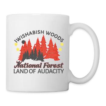 iwishabish woods vintage look - Tasse - Weiß - Rechts