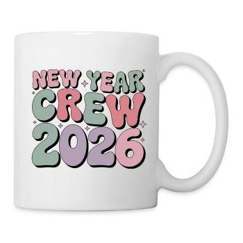 Équipe du Nouvel An 2026 - Mug blanc - blanc - Droite