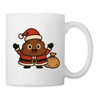 Santa Claus Adorable Poop - Mug - white - Right