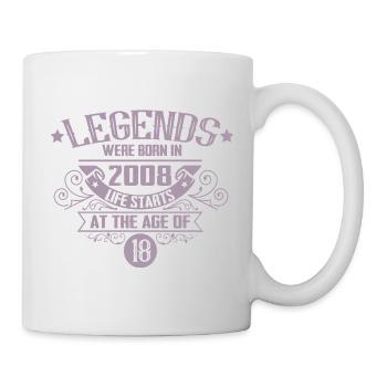 18th Birthday Vintage 2008 Legends Vintage - Mug - white - Right
