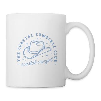 Coastal cowgirls club west coast blue aesthetic - Mug - white - Right
