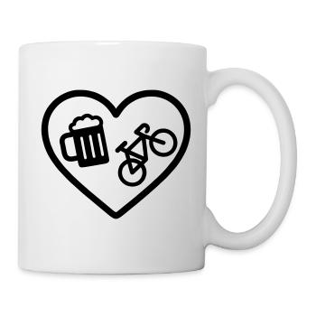Heart Bike Beer - Mug - white - Right