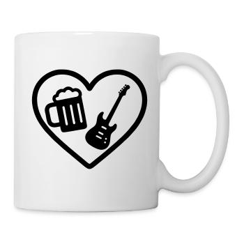 Heart Rock Beer - Mug - white - Right