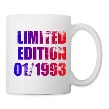 33rd Birthday Limited Edition 01/1993 - Mug - white - Right