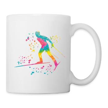 Ski de fond Ski de fond - Mug blanc - blanc - Droite