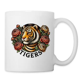 Tatouage vintage Floral Tiger Crest 1987 - Mug blanc - blanc - Droite