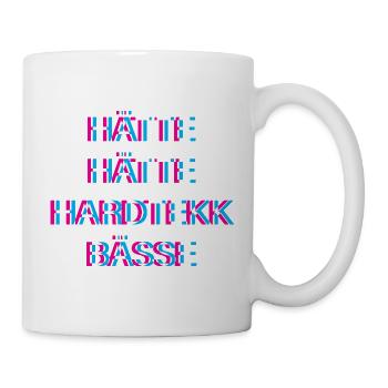 Hardtekk Tekk - Tasse - Weiß - Rechts