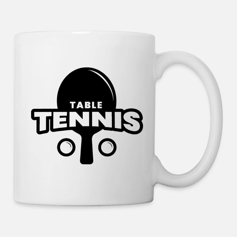 table tennis - Mug blanc - blanc