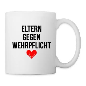 Parents against conscription - Mug - white - Right