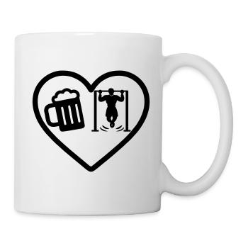 Heart Street Workout Beer - Mug - white - Right