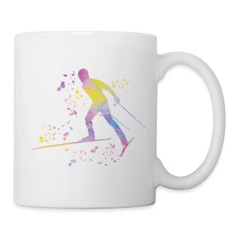 Ski de fond Ski de fond - Mug blanc - blanc - Droite