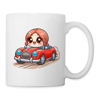 Cartoon toy car - Mug - white - Right
