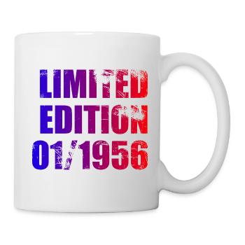 70th Birthday Limited Edition 01/1956 - Mug - white - Right