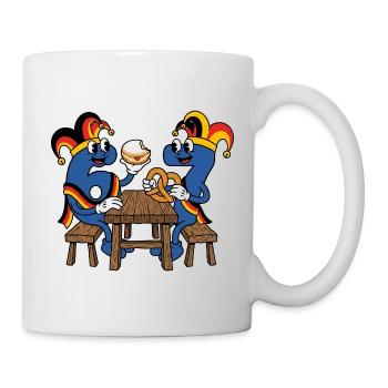 67 Six Seven Costume Carnaval Football Italie Mème - Mug blanc - blanc - Droite